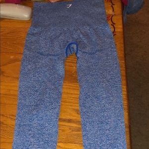 Gymshark seamless leggings full length blueberry